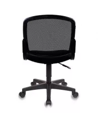 Кресло оператора Бюрократ CH-1296NX/Black спинка сетка черная, сиденье ткань черная