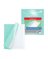 Обложки для тетрадей и дневников ErichKrause® Fizzy Pastel Mint 212х347мм,100 мкм (10шт)