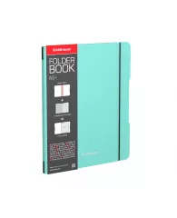 Тетрадь 48л А5 ErichKrause® FolderBook Pastel Mint в съемной пластиковой обложке клетка