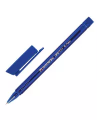 Ручка шариковая масляная BRAUBERG "Marine", СИНЯЯ, корпус тонированный синий, узел 0,7 мм, линия пис