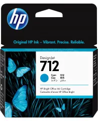 Картридж струйный HP 712 3ED67A голубой (29мл) для HP DJ Т230/630, шт