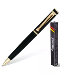 Ручка подарочная шариковая BRAUBERG "Perfect Black", корпус черный, узел 1 мм, линия письма 0,7 мм,
