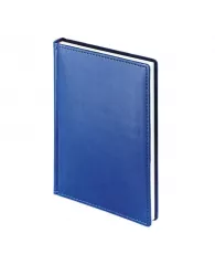 Ежедневник недатированный Attache Velvet искусственная кожа A5 136 листов синий (145x205 мм)