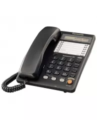 Телефон проводной Panasonic KX-TS2365RUB черный, шт