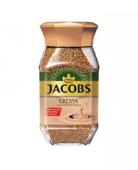 Кофе растворимый Jacobs "Crema", сублимированный, стеклянная банка, 95г