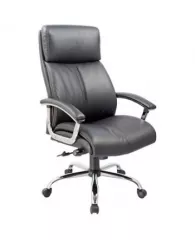 Кресло BN_U_Руководителя EChair-CS-8821E-2 к/з черный, хром