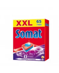 Таблетки для ПММ SOMAT ВСЕ-В-1 ТАБС (65 табл/уп) R18