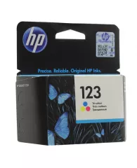 Картридж струйный HP (F6V16AE) Deskjet 2130, №123, цветной, оригинальный, ресурс 100 стр.