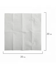 Платки носовые LAIMA/ЛАЙМА, 3-х слойные, 10 шт. х (спайка 10 пачек), 20х20 см, 126910, шт