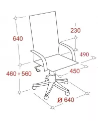 Кресло BN_Y_EChair-710 T net сетка белый, хром