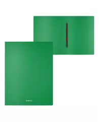 Папка-скоросшиватель ErichKrause® Matt Classic A4 с пружинным механизмом зеленый