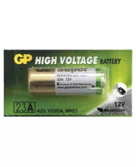 Батарейки GP High Voltage, 23AE, алкалиновая, для сигнализаций, 1 шт., в блистере (отрывной блок), 2