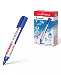 Маркер для доски ErichKrause® Liquid LW-600 цвет чернил синий