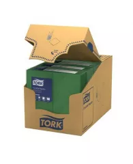 Салфетки BIG PACK Tork 509521 (24х24см зеленые), 1cл 500шт/уп