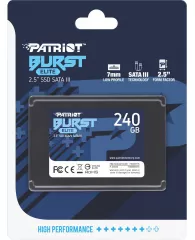 Накопитель SSD Patriot SATA III 240Gb PBE240GS25SSDR Burst Elite 2.5", шт