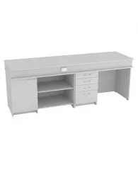 Мебель для школы Д_Стол демонстрационный физический ЛДСП997,011 серый