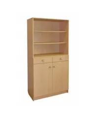 Мебель для школы БМ_Оптима Шкаф полуоткрытый с ящиками бук
