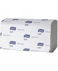 Полотенца бумажные лист. Tork XpressMultifold "Advanced.Soft"(М-сл)(Н2), 2-слойные, 136л/пач, 21,2*3