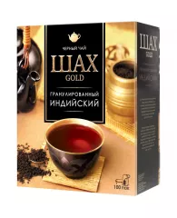 Чай Шах Gold, черный, индийский, 100 пакетиков по 2г