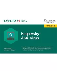 ПО Kaspersky Anti-Virus Russian 2-Desktop 1 year Renewal Card (KL1171ROBFR) карта продления