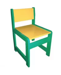Детская мебель Д_Стул детский 998.002 регулируемый 2-3 зеленый/желтый