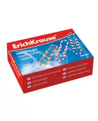 Скрепки ErichKrause® Zebra 28мм 200шт