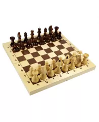 Настольная игра Шахматы деревянные (поле 29х29см),02845