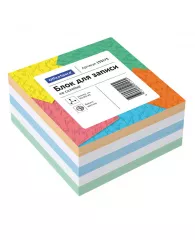 Блок для записи на склейке OfficeSpace, 9*9*4,5см, цветной