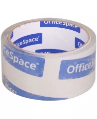 Клейкая лента упаковочная OfficeSpace, 48мм*40м, 38мкм, крист. чистая, ШК
