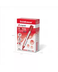 Маркер для доски ErichKrause® Liquid LW-600 цвет чернил красный