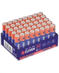 Батарейка Eleven AAA (LR03) алкалиновая 40шт/уп
