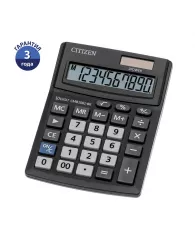 Калькулятор настольный Citizen Business Line CMB, 10 разр., двойное питание, 100*136*32мм, черный