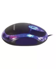 Мышь проводная SONNEN М-204, USB, 1000 dpi, 2 кнопки + колесо-кнопка, оптическая, подсветка, черная,