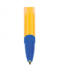 Ручка шариковая OfficeSpace "907 Orange" синяя, 1,0мм, желтый корпус