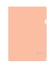 Папка-уголок Berlingo "Starlight", А4, 180мкм, прозрачная оранжевая, индив. ШК