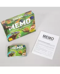 Игра настольная Нескучные игры "Мемо. Удивительные животные", 50 карточек, картон.коробка