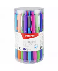 Ручка шариковая Berlingo "Starlight RT", синяя, 0,7мм, ассорти автомат