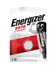 Батарейка Energizer CR2016 3V литиевая, 1BL