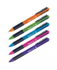Ручка шариковая автоматическая Berlingo "Multicolor" 4цв., 0,7мм, ассорти
