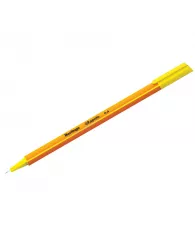 Ручка капиллярная Berlingo "Rapido" желтый, 0,4мм, трехгранная