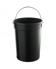 УЦЕНКА-Ведро-контейнер для мусора (урна) OfficeClean Professional, 20л,  нержавеющая сталь, хром