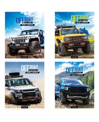 Тетрадь 48л., А5, клетка ArtSpace "Авто. Offroad expedition", суперэконом