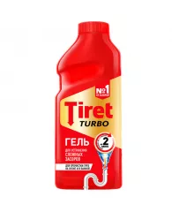 Средство для устранения засоров Tiret "Turbo", гель, 500мл