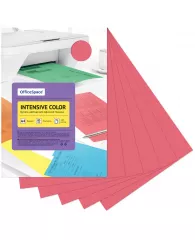 Бумага цветная OfficeSpace "Intensive Color", A4, 80 г/м², 100л., (красный)