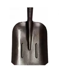 Лопата совковая ЛСП S504-5, рельс.сталь, с ребрами жесткости, 22*30см, без черенка