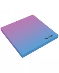 Самоклеящийся блок Berlingo "Ultra Sticky.Radiance",75*75мм,50л, розовый/голубой градиент,европодвес