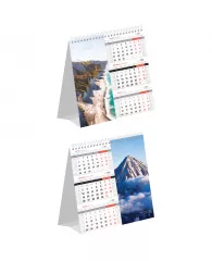 Календарь-домик настольный, OfficeSpace "Mono Premium. Wild places", 2023г.