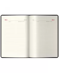 Ежедневник датированный 2023г., А5, 184л., кожзам, Berlingo "Vivella Prestige", бордовый