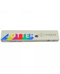 Ручка шариковая Parker "Jotter Black" синяя, 1,0мм, кнопочн., пластик. корпус