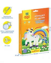 Игрушка из фетра Мульти-Пульти "Единорог"